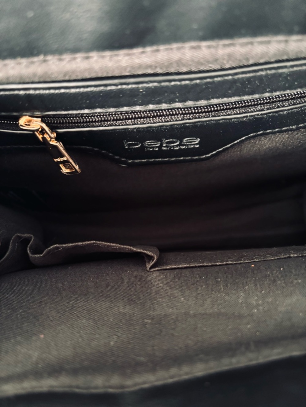 Bebe-HANA CANVAS TOP HANDLE CROSSBODY - Picture 5 of 5